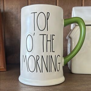 Rae Dunn by Magneta Mug Cup - 22 oz Top O' The Morning (Irish)